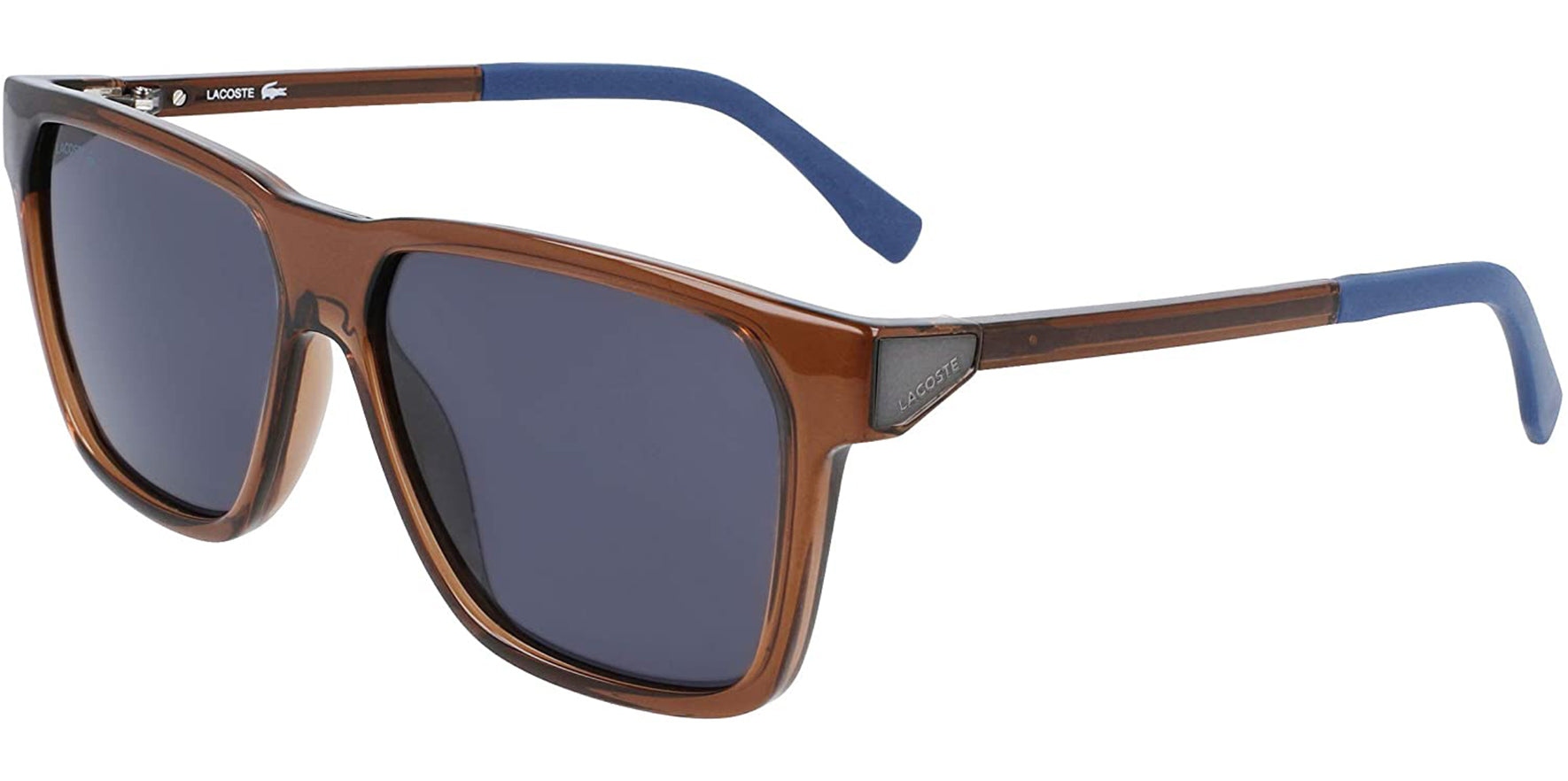 Lacoste Brown Crystal Square Classic - Eyedictive