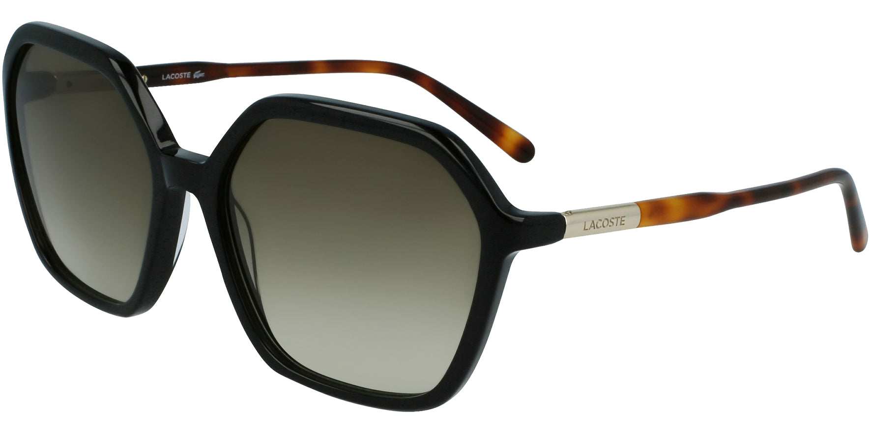 Lacoste Geometric Butterfly w/ Gradient Lens - Eyedictive