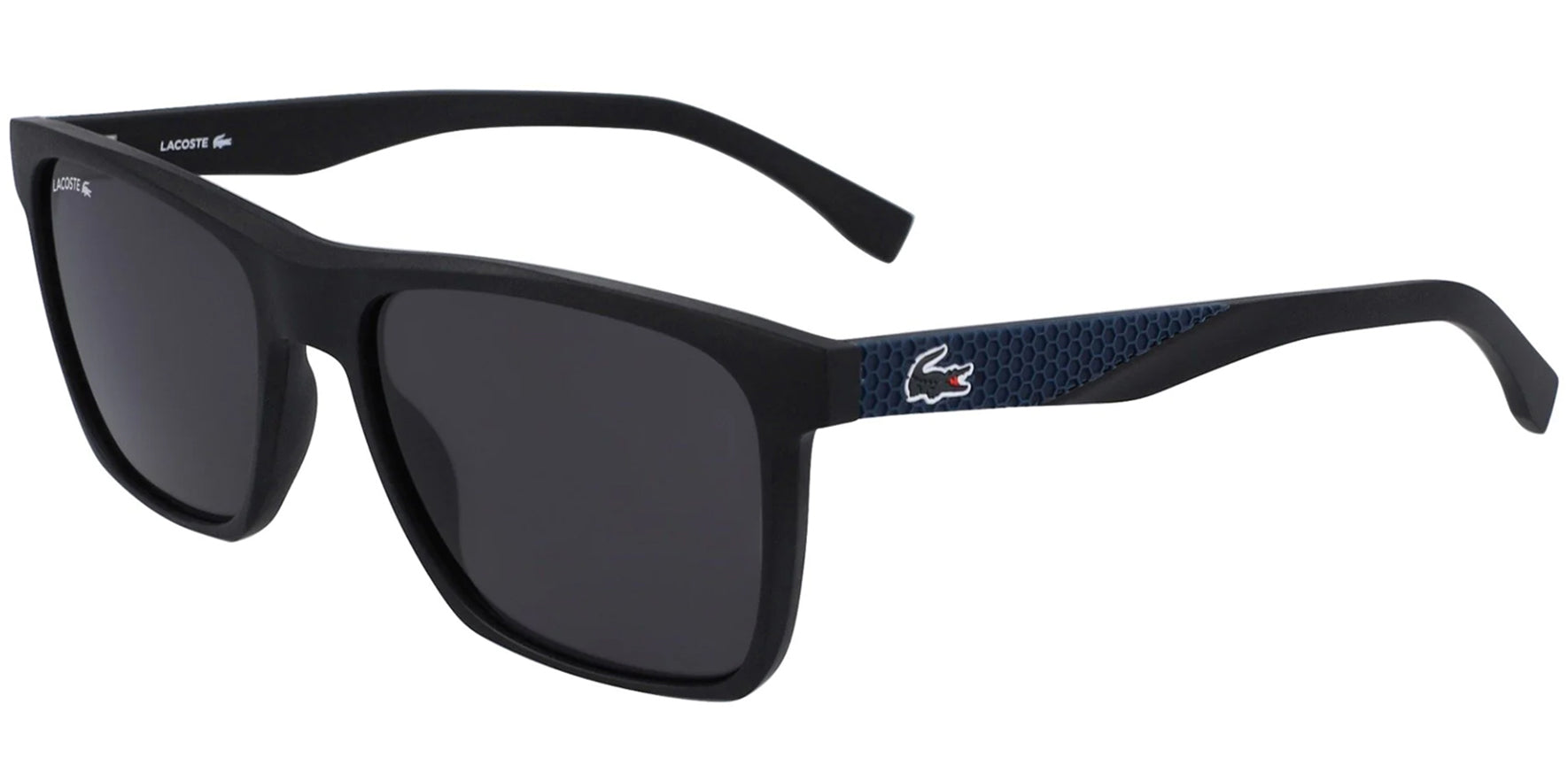 Lacoste Matte Black Classic Square - Eyedictive