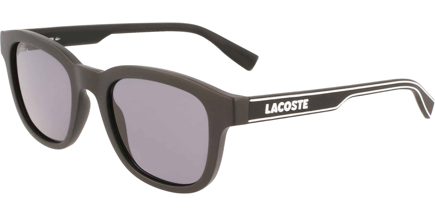 Lacoste Matte Black Rounded Sport - Eyedictive