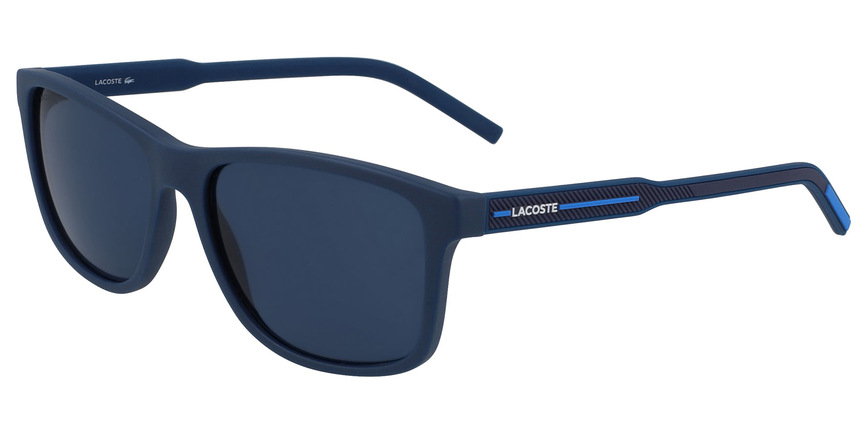 Lacoste Matte Blue Classic Square - Eyedictive