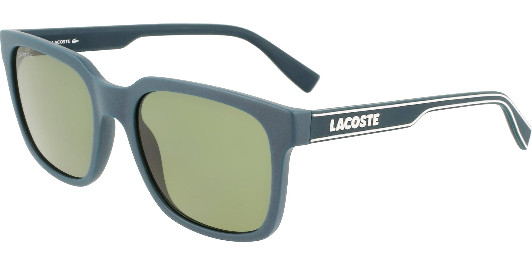 Lacoste Matte Blue Square Sport - Eyedictive