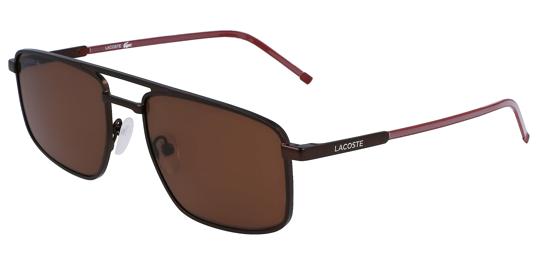 Lacoste Matte Brown Classic Navigator - Eyedictive