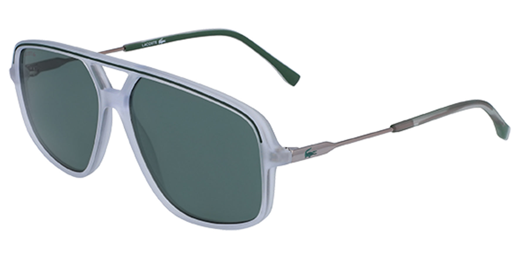 Lacoste Matte Crystal Modified Pilot - Eyedictive