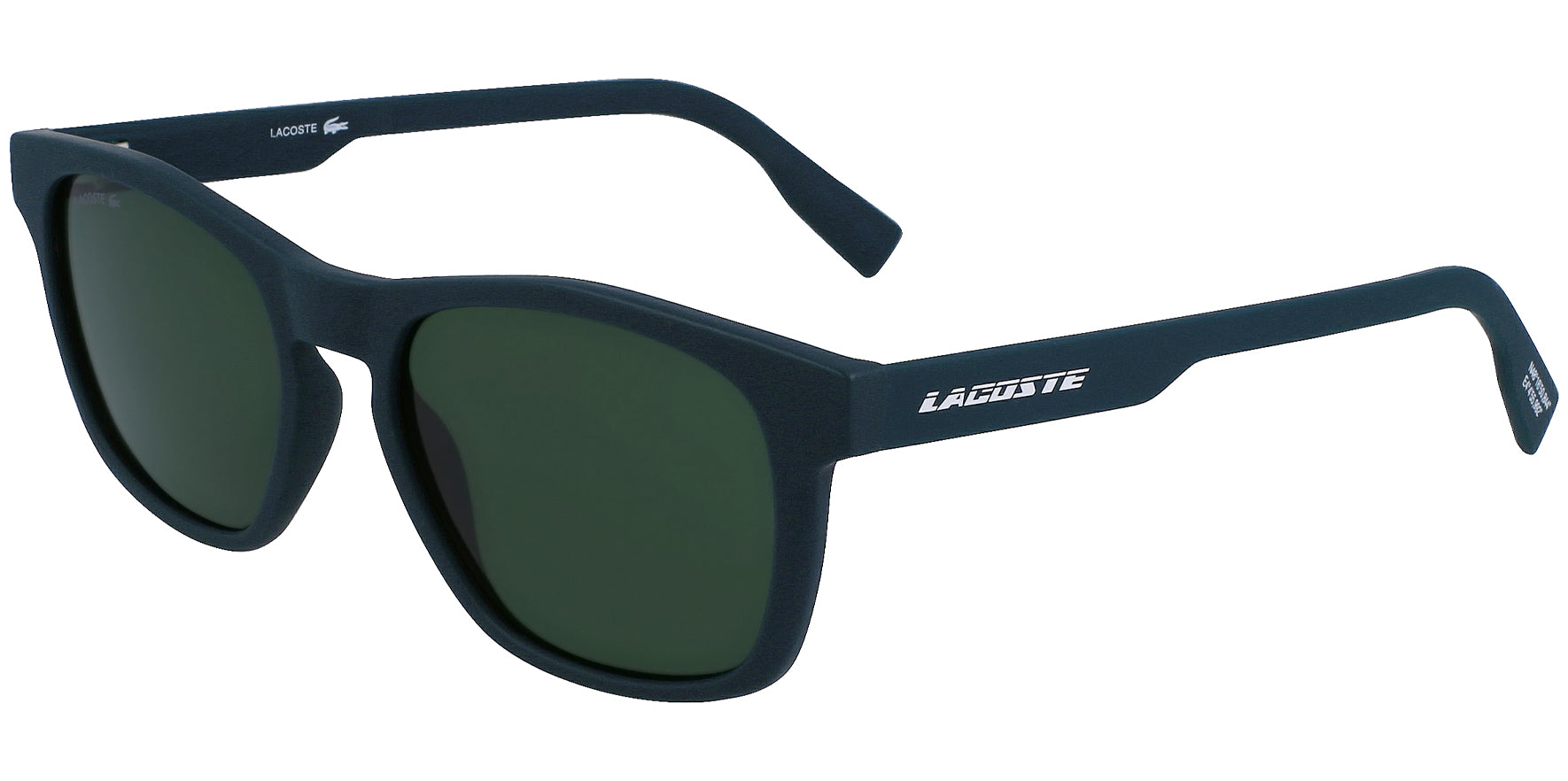 Lacoste Matte Green Soft Square Sport - Eyedictive