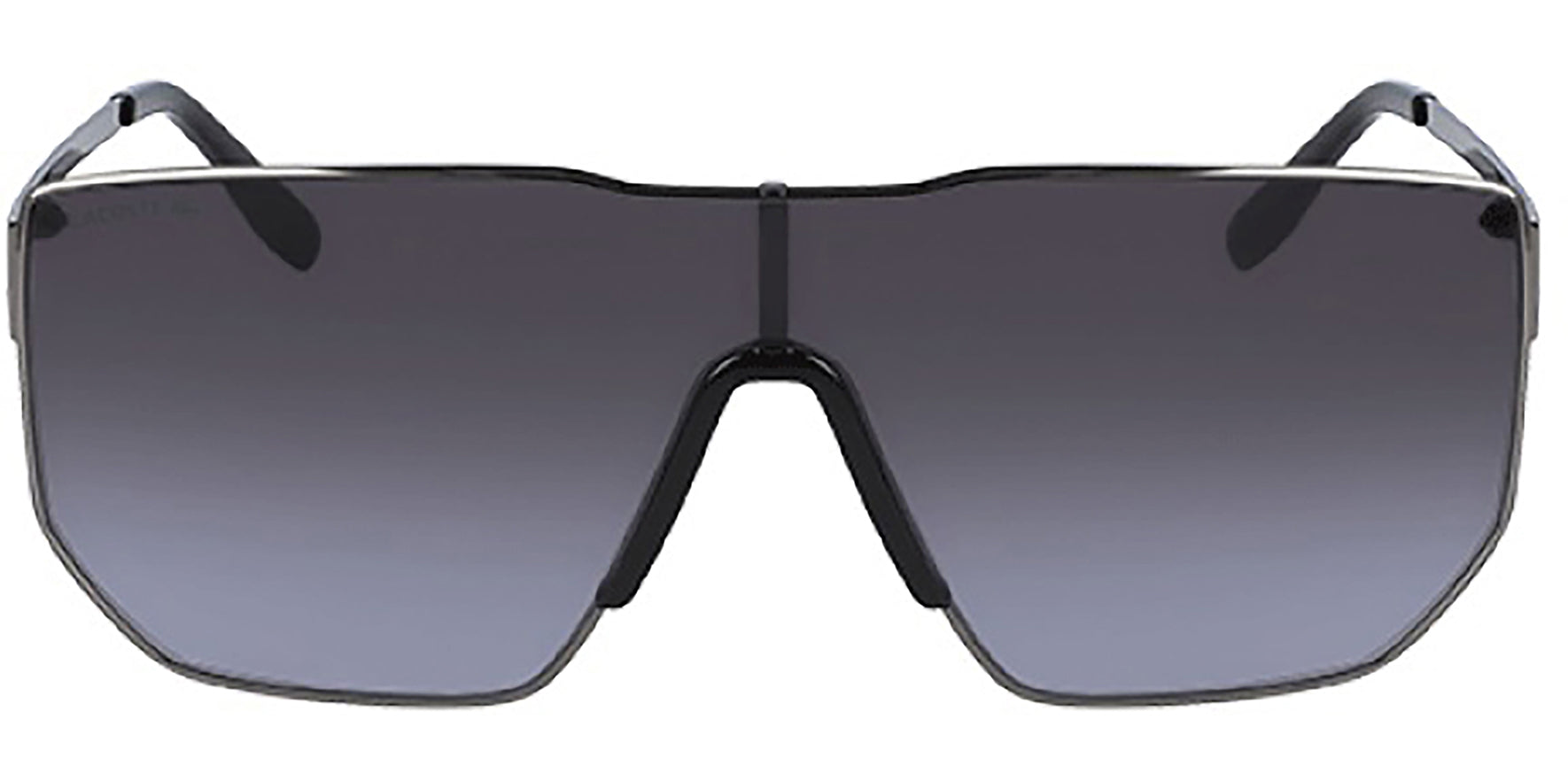 Lacoste Metal Urban Corner Flat Top Shield w/ Gradient Lens - Eyedictive