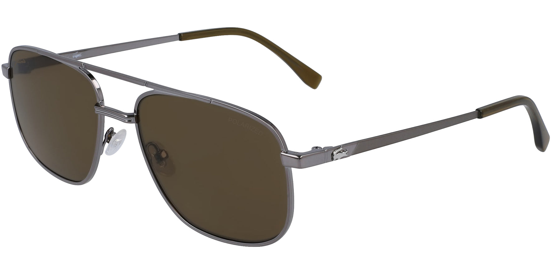 Lacoste Polarized Light Grey Navigator - Eyedictive