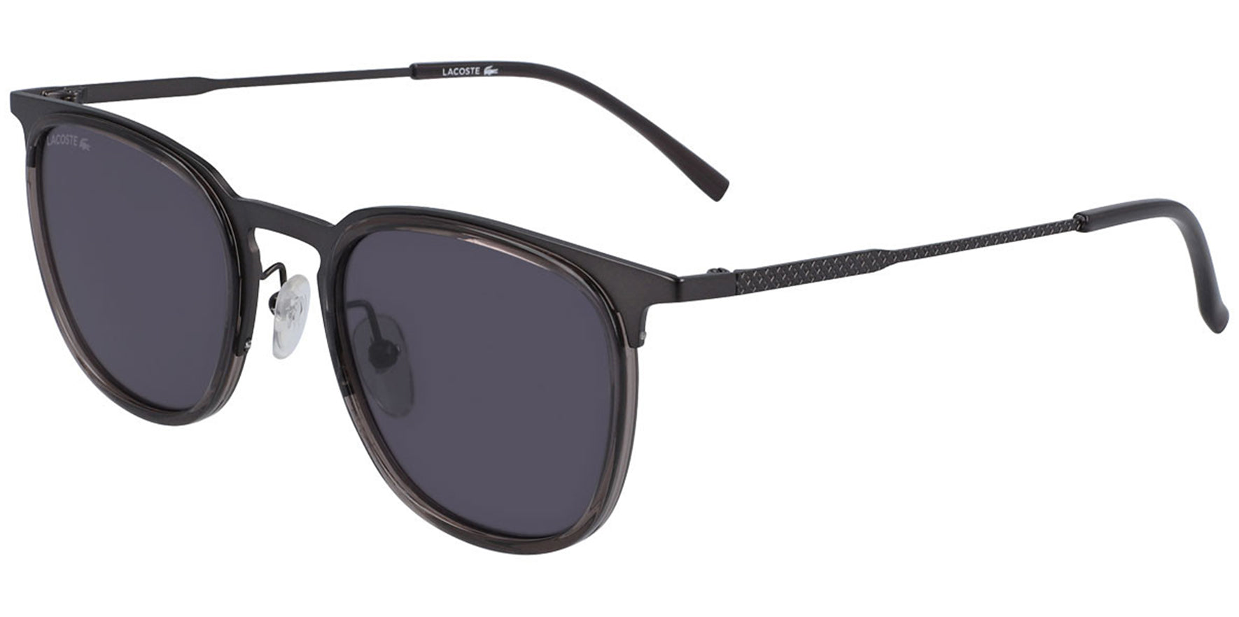 Lacoste Round Brow-Line w/ Pique Temples - Eyedictive