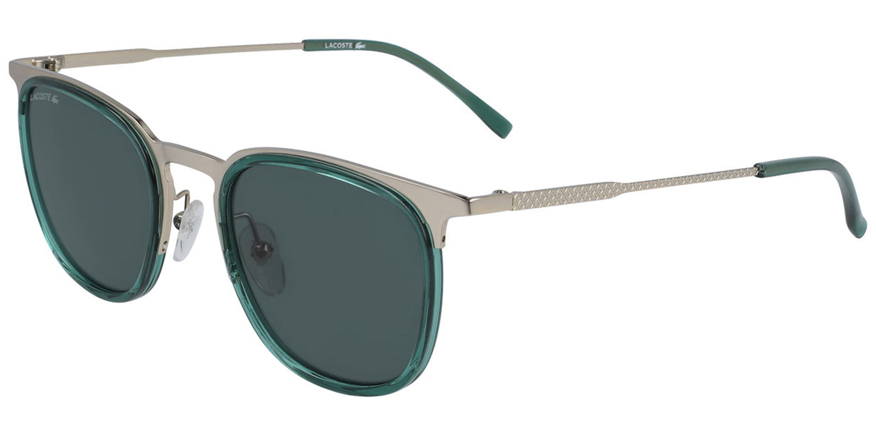 Lacoste Round Brow-Line w/ Pique Temples - Eyedictive