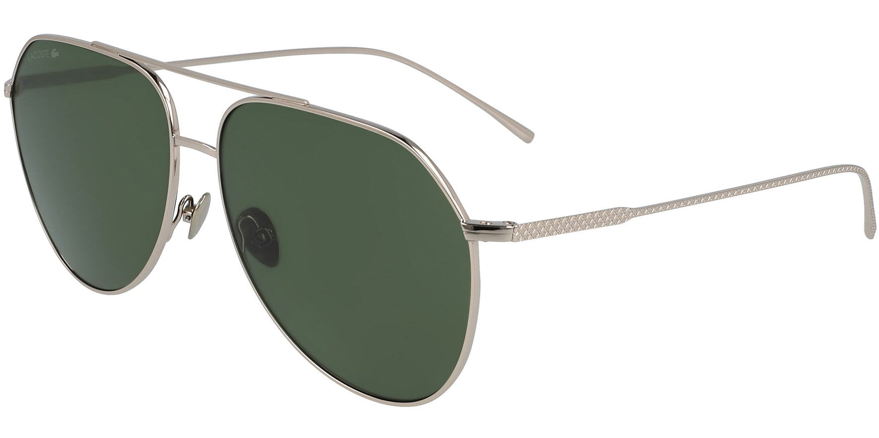 Lacoste Slim Profile Geometric Aviator - Eyedictive