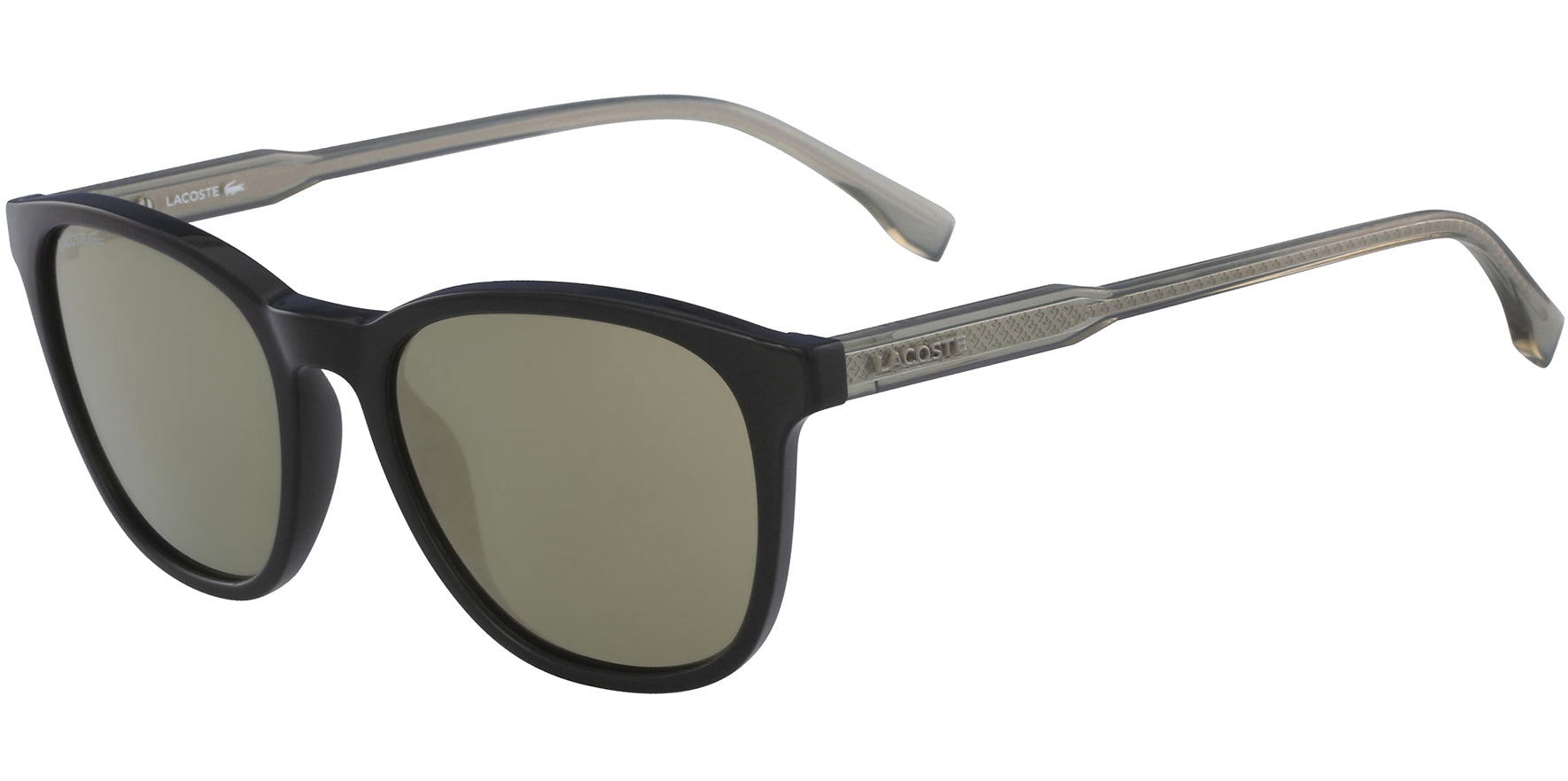 Lacoste Soft Square Classic w/ Transparent Pique Temples - Eyedictive