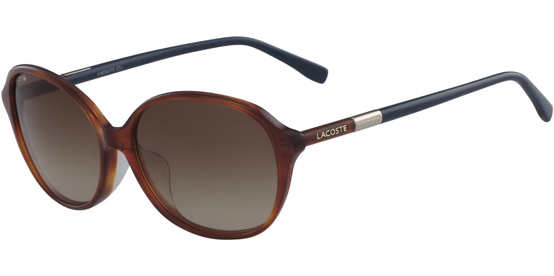 Lacoste Vintage Style Oval w/ Gradient Lenses - Eyedictive