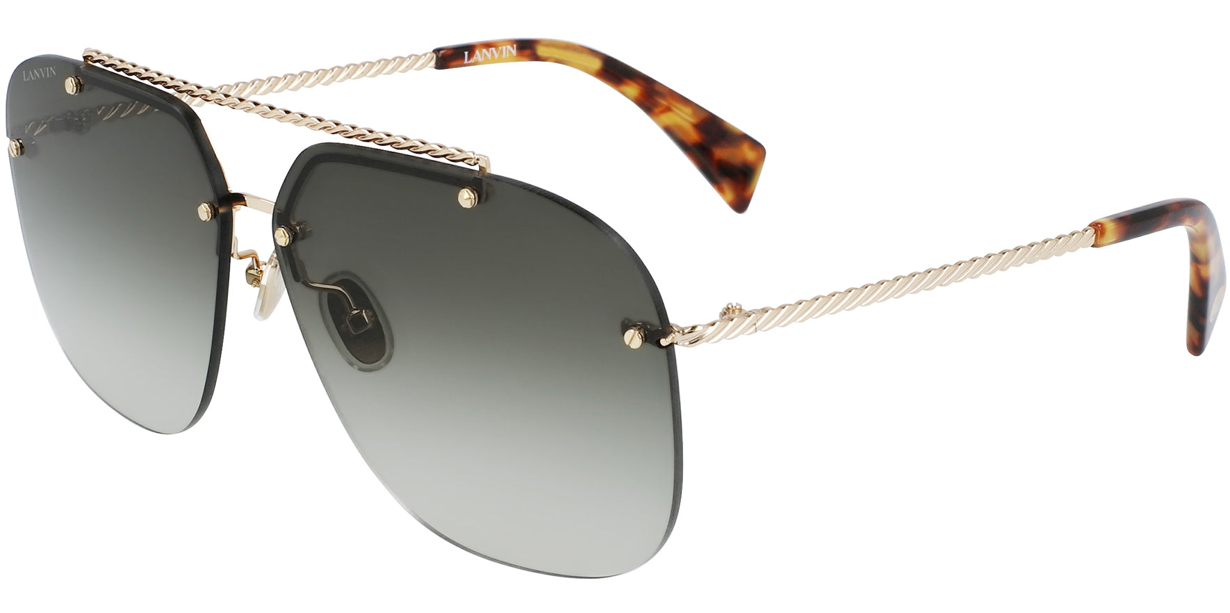 Lanvin Rimless Navigator w/ Gradient Lens - Eyedictive