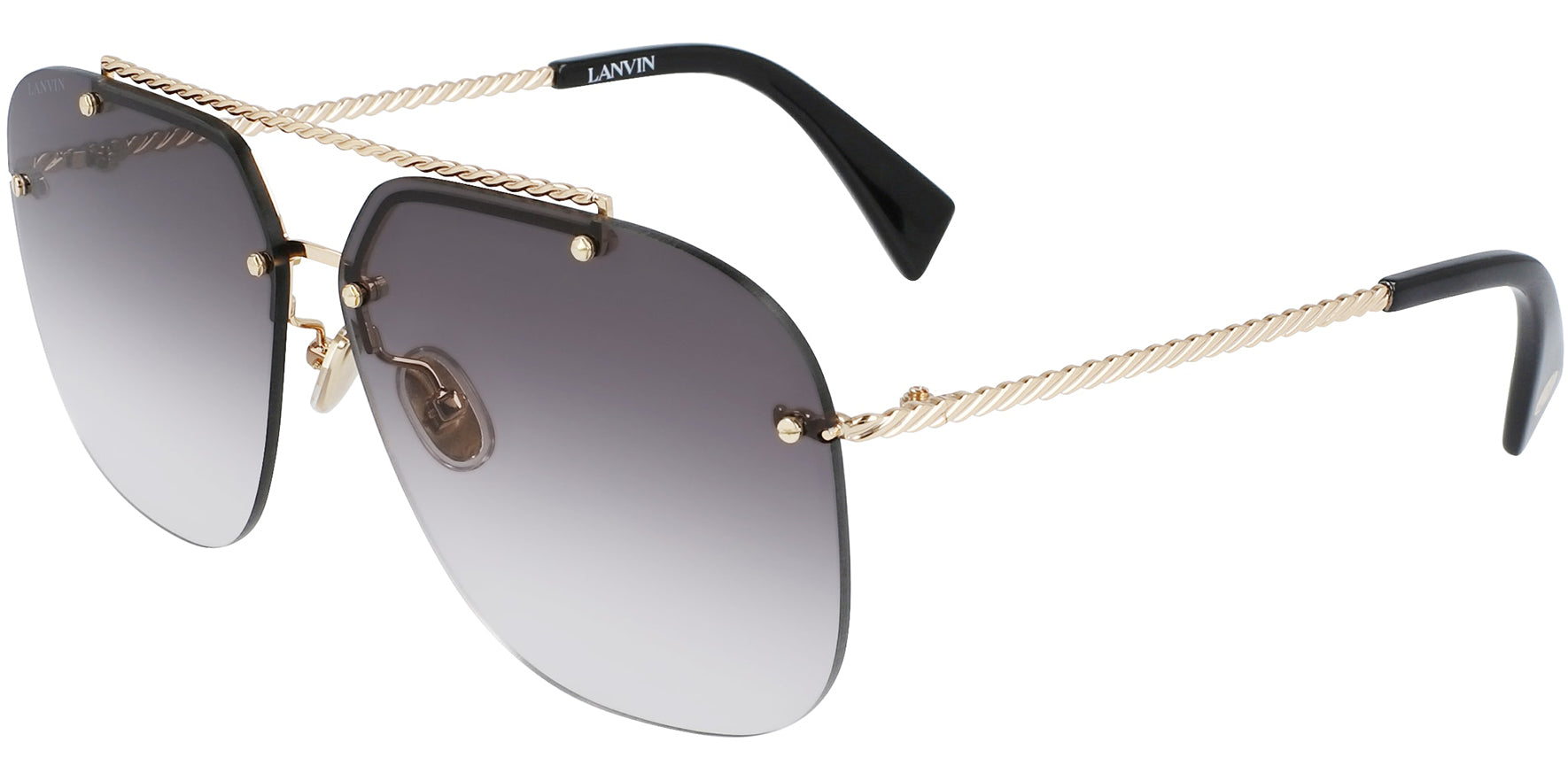 Lanvin Rimless Navigator w/ Gradient Lens - Eyedictive