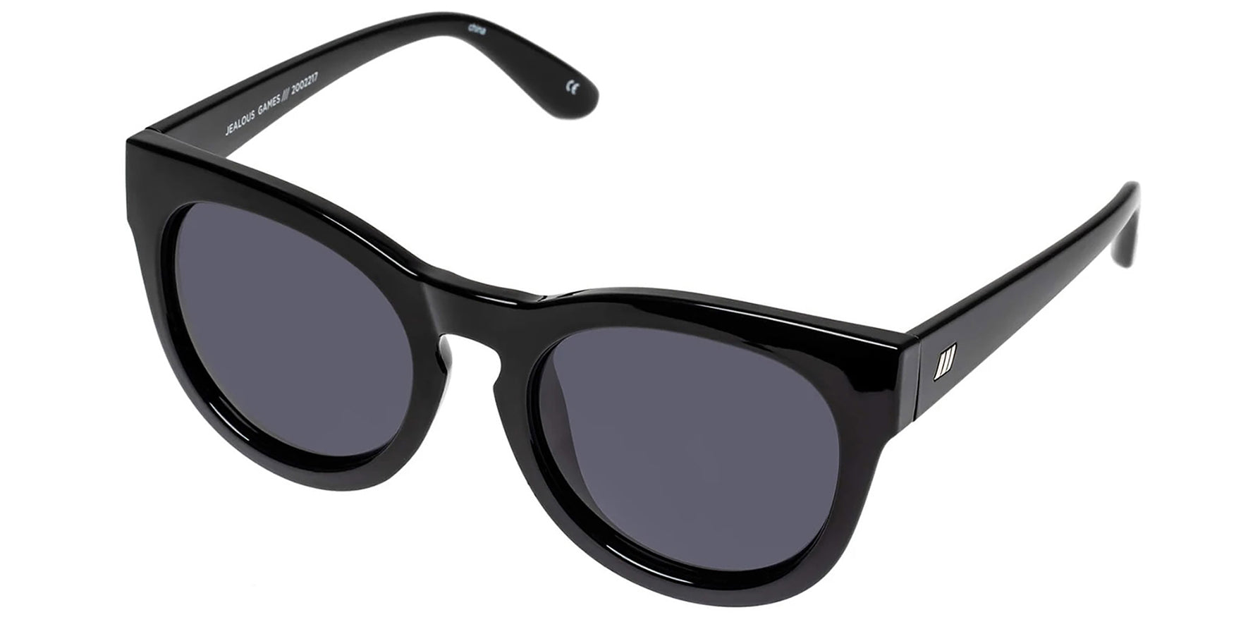 Le Specs Jealous Games Polarized Oversize Rounded Cat Eye - Eyedictive