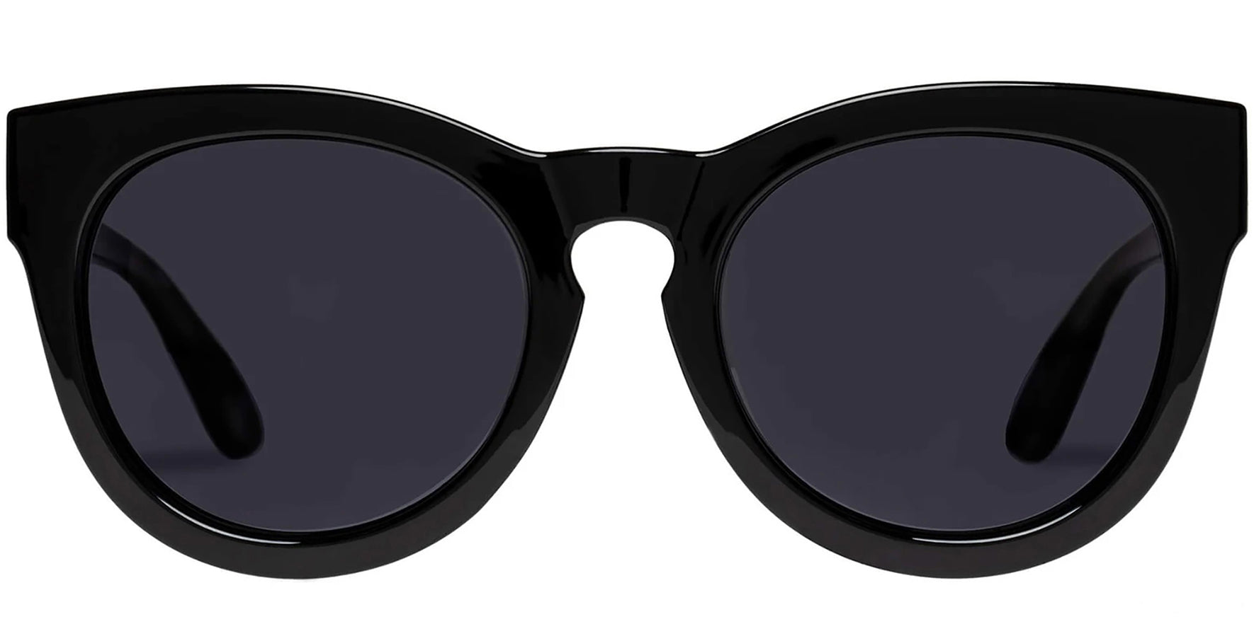 Le Specs Jealous Games Polarized Oversize Rounded Cat Eye - Eyedictive