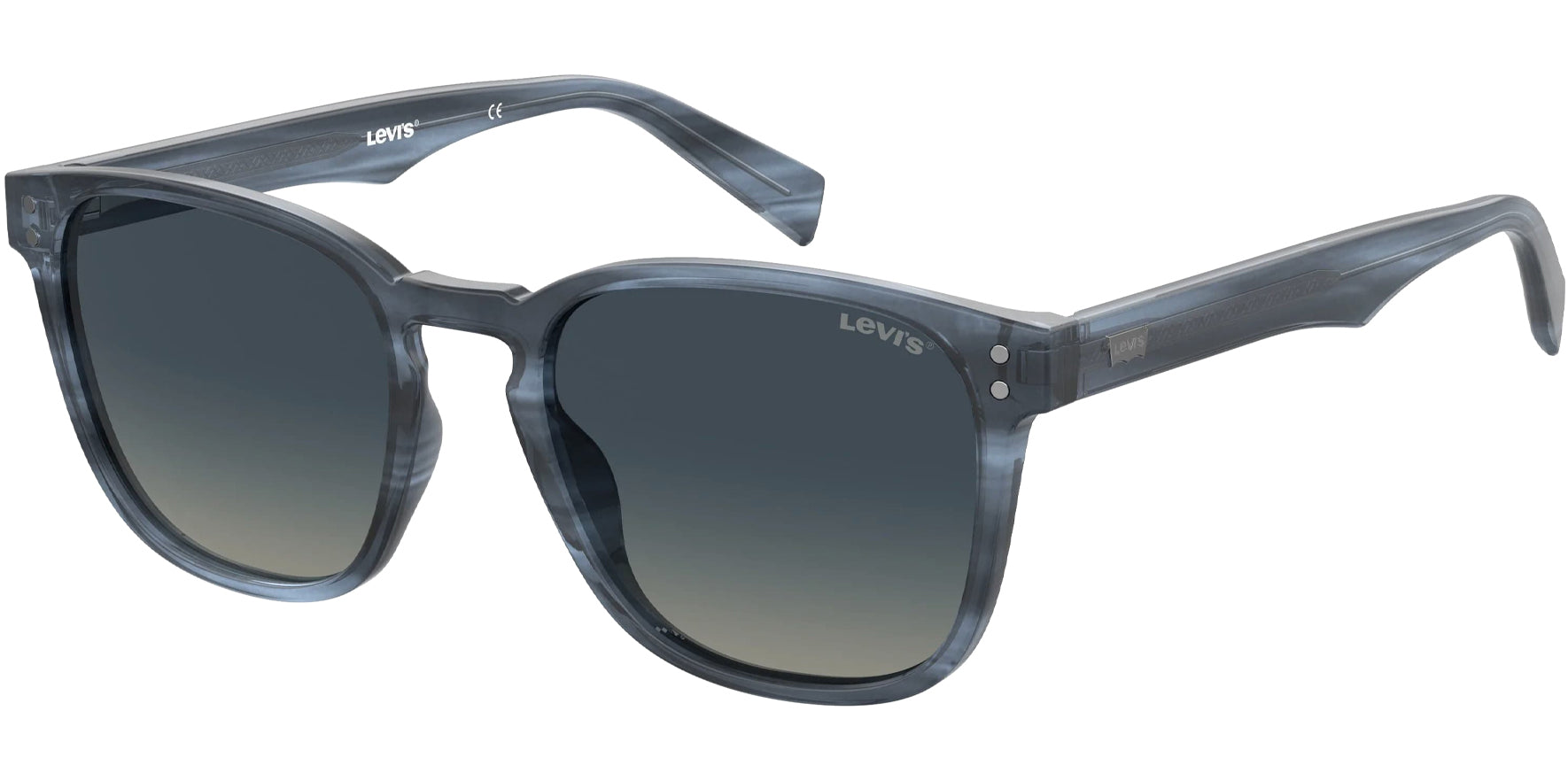 Levi's Blue Horn Soft Square w/ Gradient Lens - Eyedictive