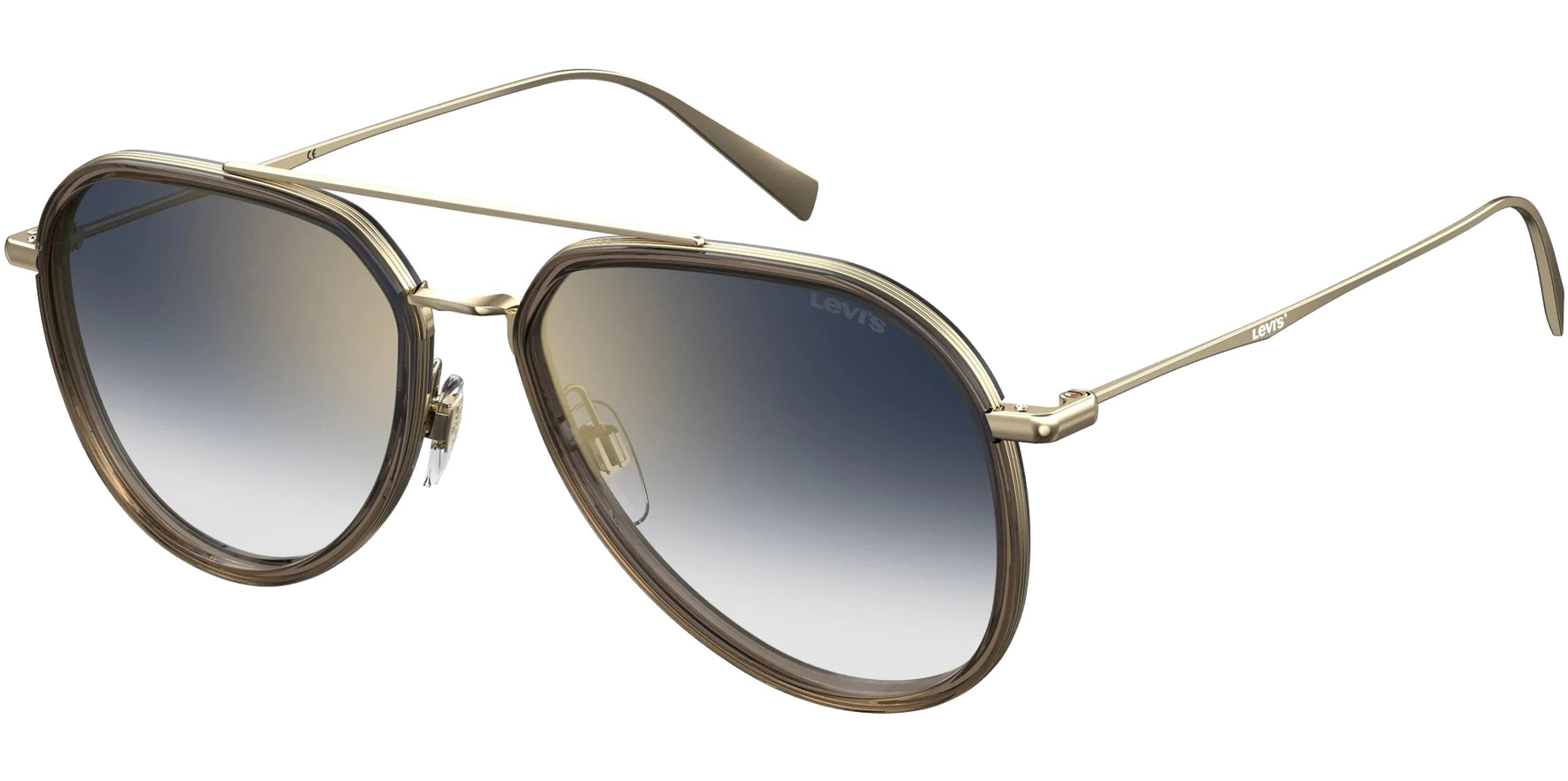 Levi's Slim Temple Aviator w/ Gradient Lens - Eyedictive