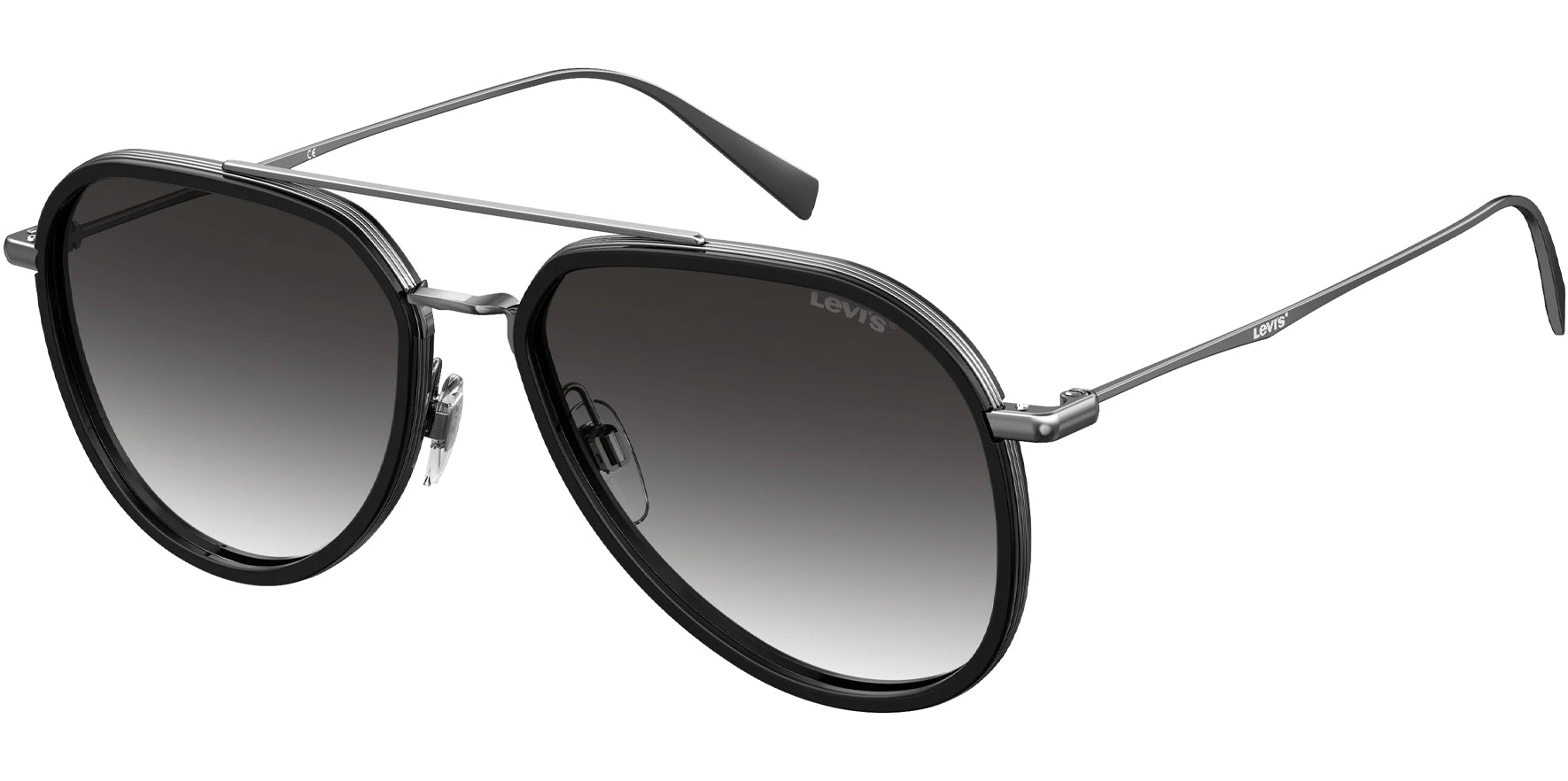 Levi's Slim Temple Aviator w/ Gradient Lens - Eyedictive