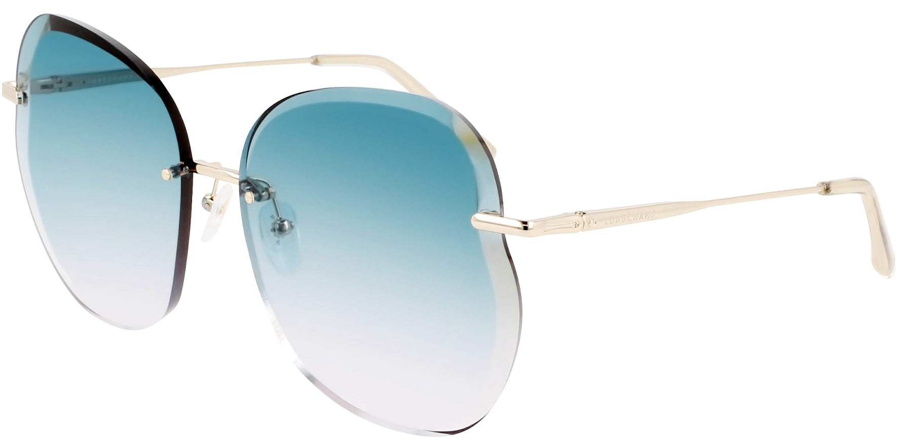 Longchamp Rimless Butterfly w/ Gradient Lens - Eyedictive