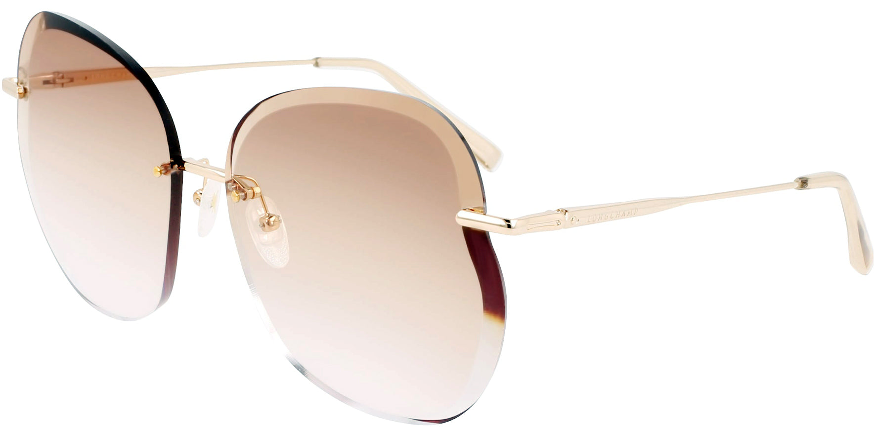 Longchamp Rimless Butterfly w/ Gradient Lens - Eyedictive