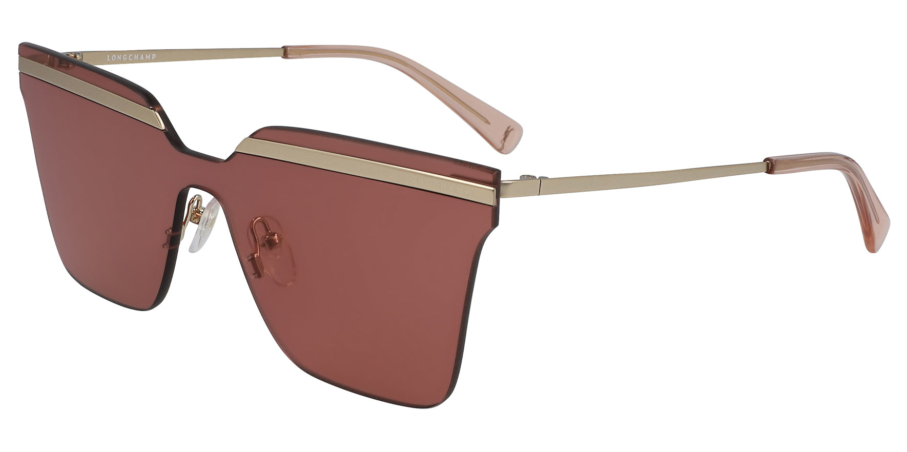 Longchamp Squared Rimless Shield - Eyedictive