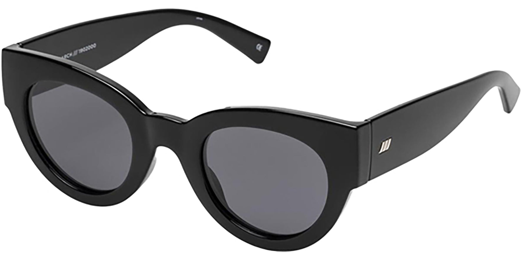 Le Specs Matriarch Polarized Oversize Rounded Cat Eye - Eyedictive