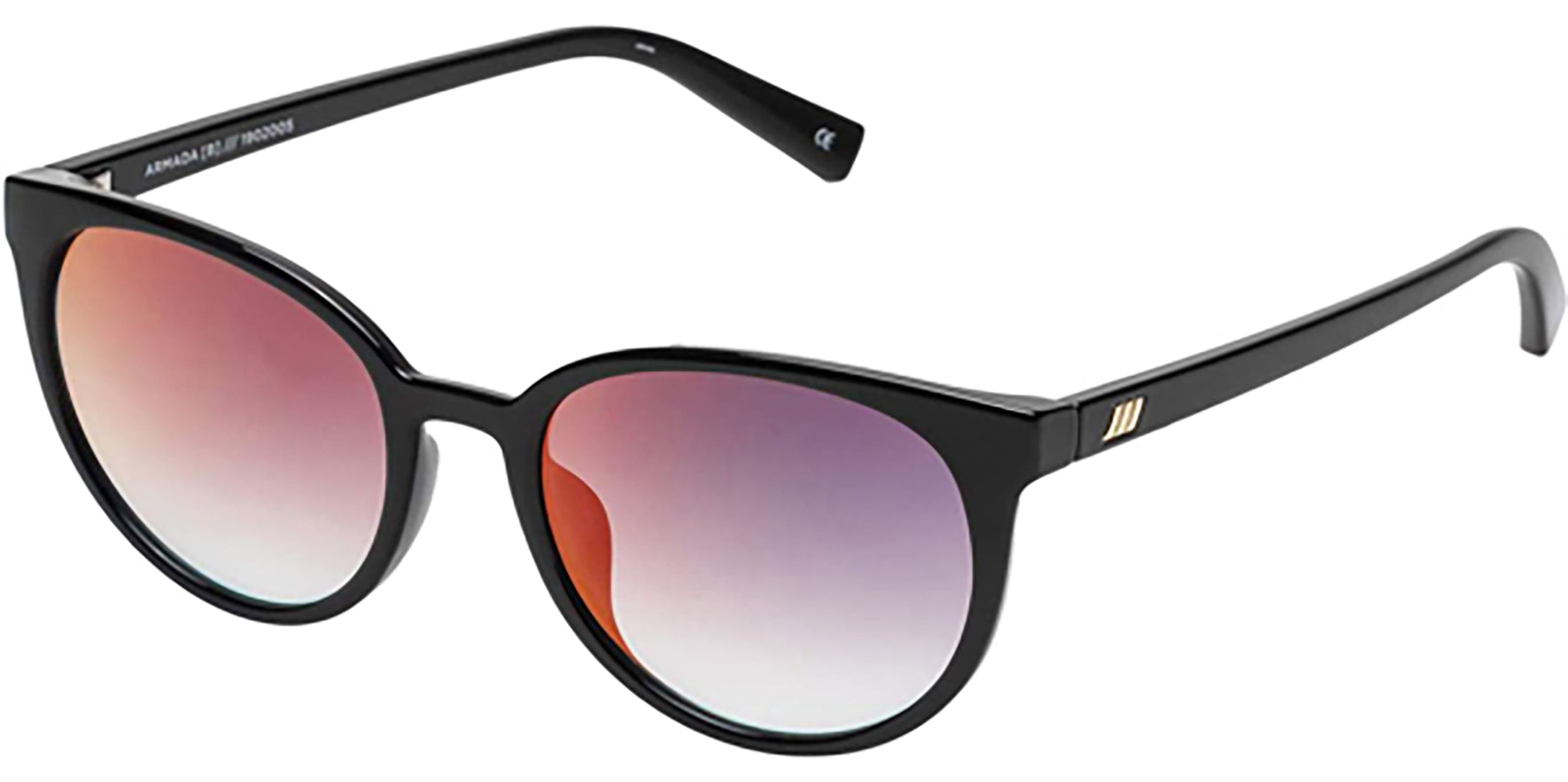 Le Specs Armada Black Rounded Cat Eye - Eyedictive