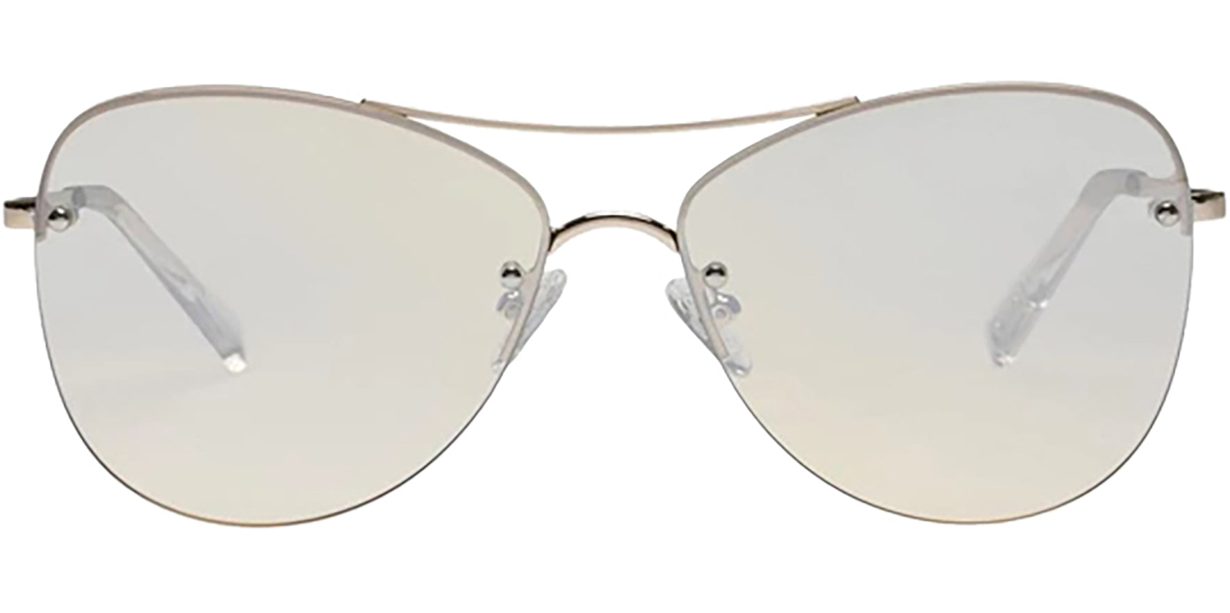 Le Specs Fortifeyed Rimless Aviator - Eyedictive