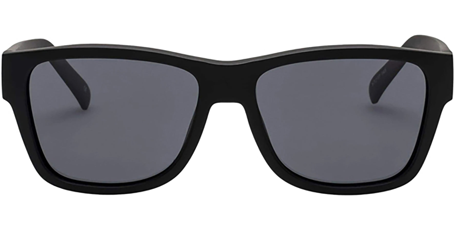 Le Specs The Force Polarized Black Rubber Square - Eyedictive