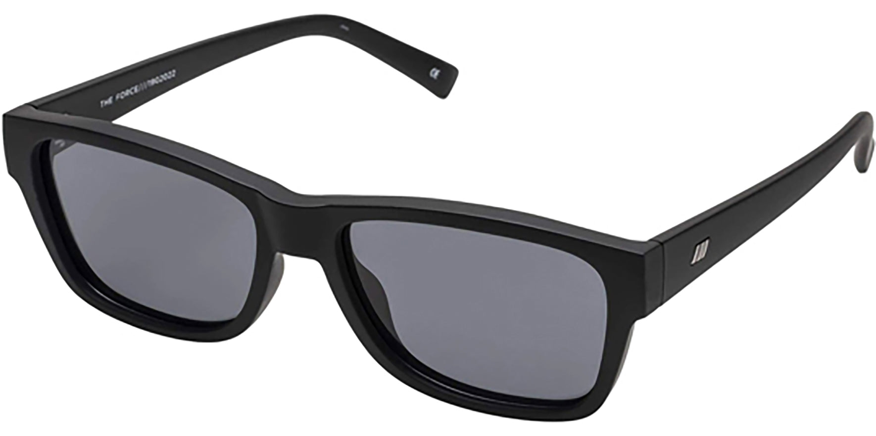 Le Specs The Force Polarized Black Rubber Square - Eyedictive