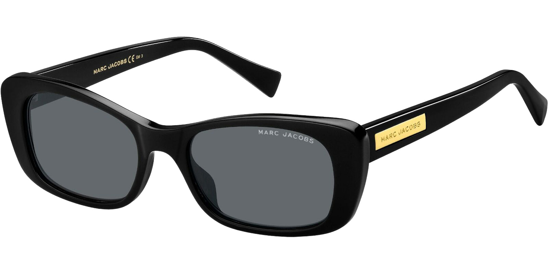 Marc Jacobs Black Rectangular Cat Eye