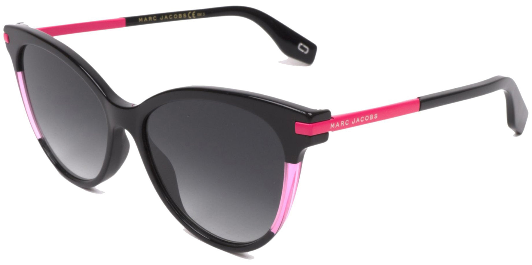 Marc Jacobs Black/Fuchsia Gradient Lens Cat Eye - Eyedictive