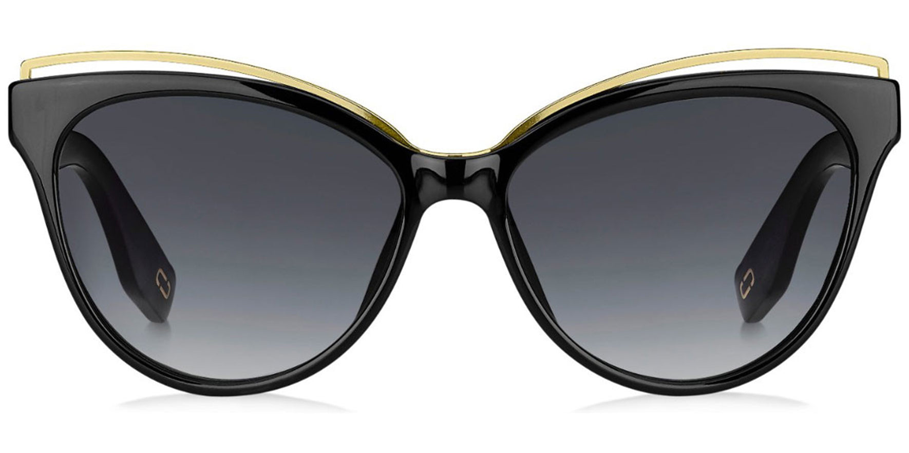 Marc Jacobs Black/Gold Brow Cat Eye w/ Gradient Lens - Eyedictive