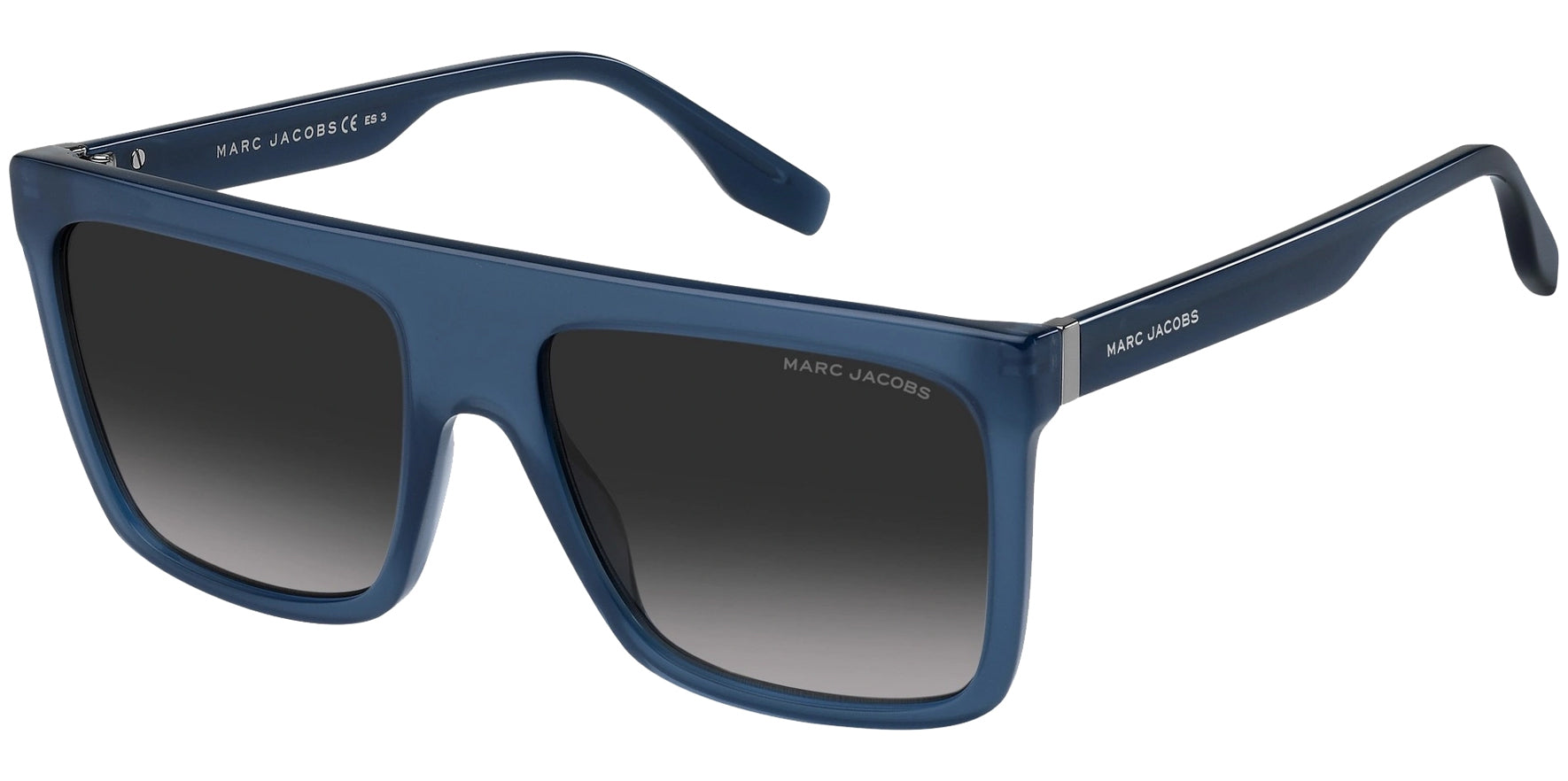 Marc Jacobs Blue Oversized Flat-Top Square w/ Gradient Lens