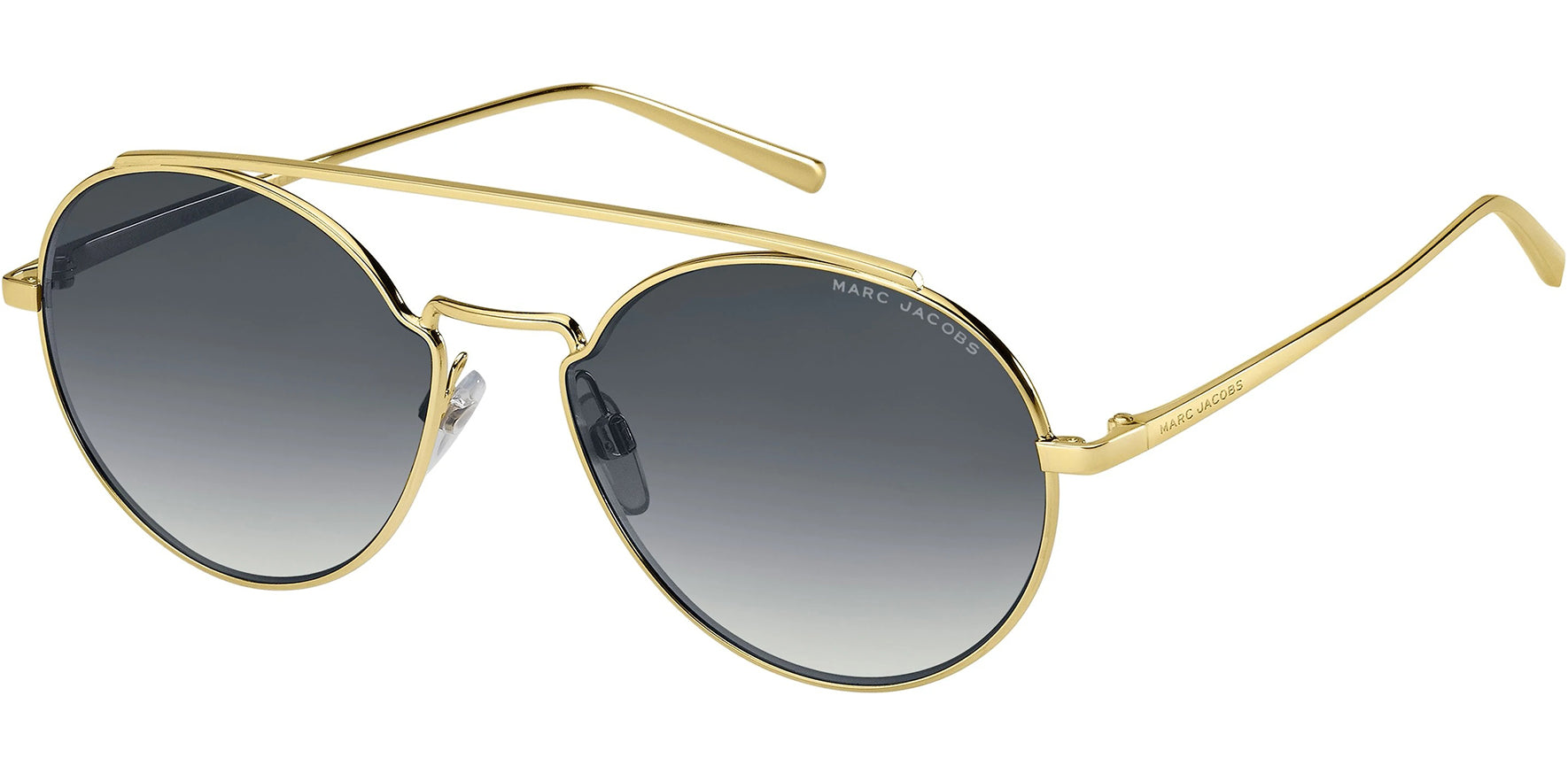 Marc Jacobs Gold-Tone Rounded Brow-Bar w/ Gradient Lens - Eyedictive