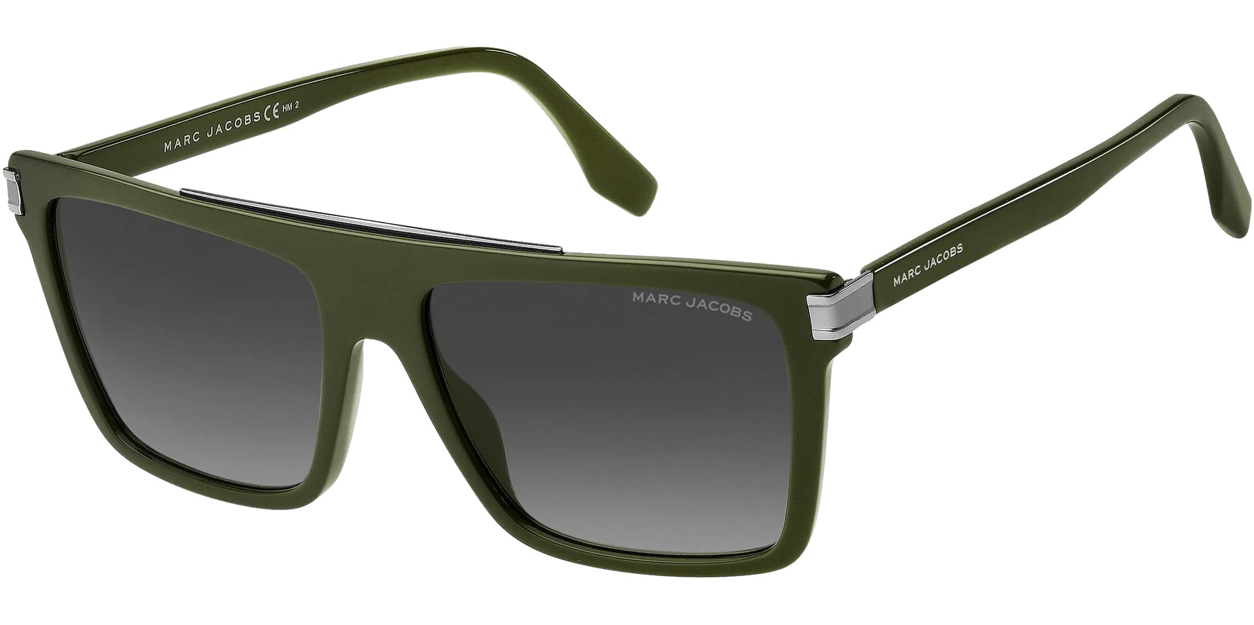 Marc Jacobs Green Flat-Top Rectangle w/ Gradient Lens - Eyedictive