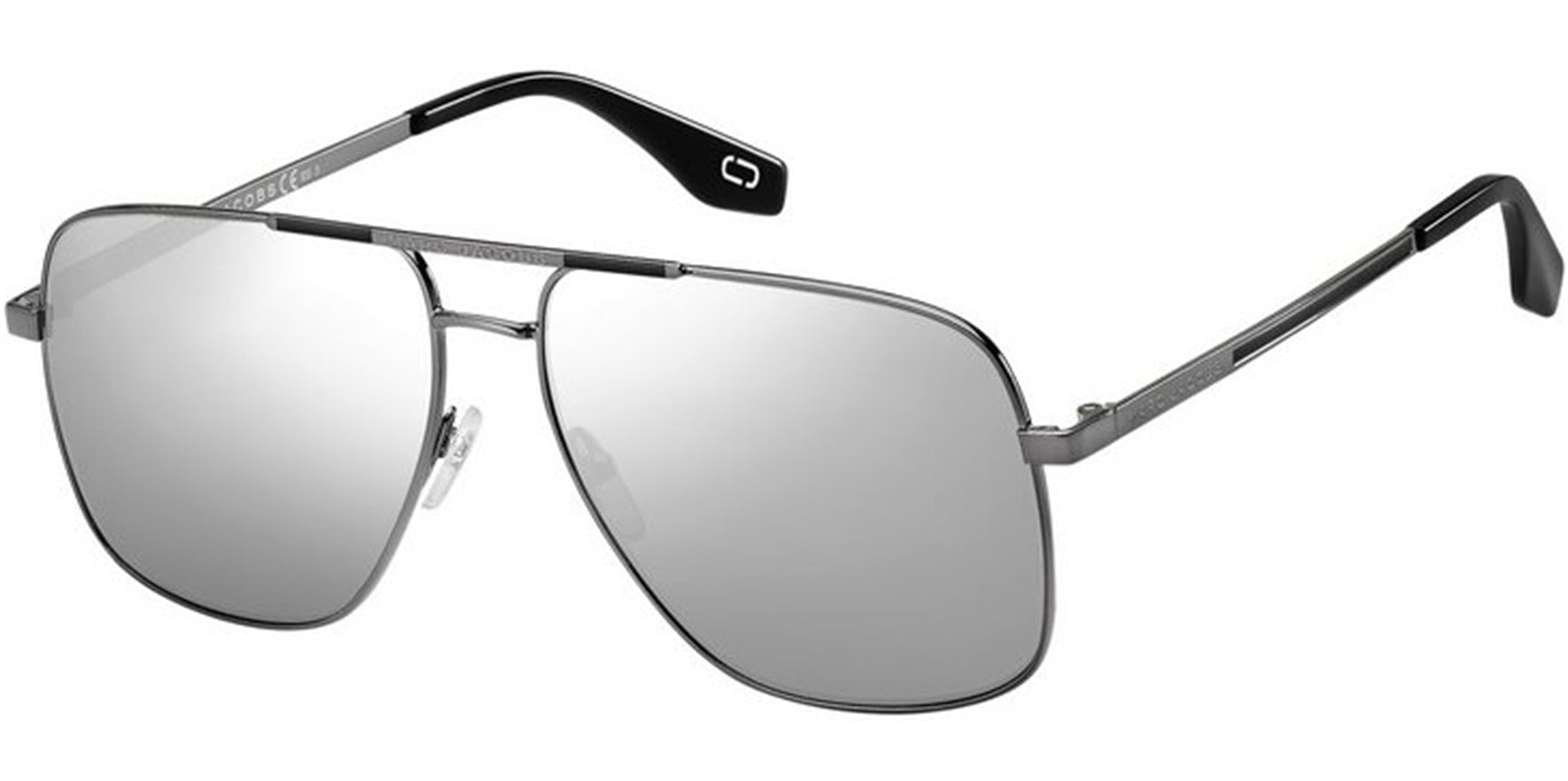 Marc Jacobs Gunmetal/Black Navigator - Eyedictive