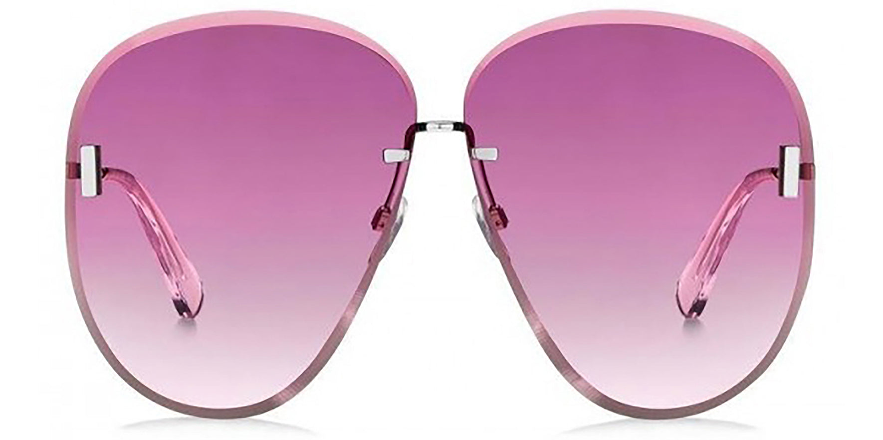 Marc Jacobs Rimless Oversize Aviator w/Gradient Lens - Eyedictive