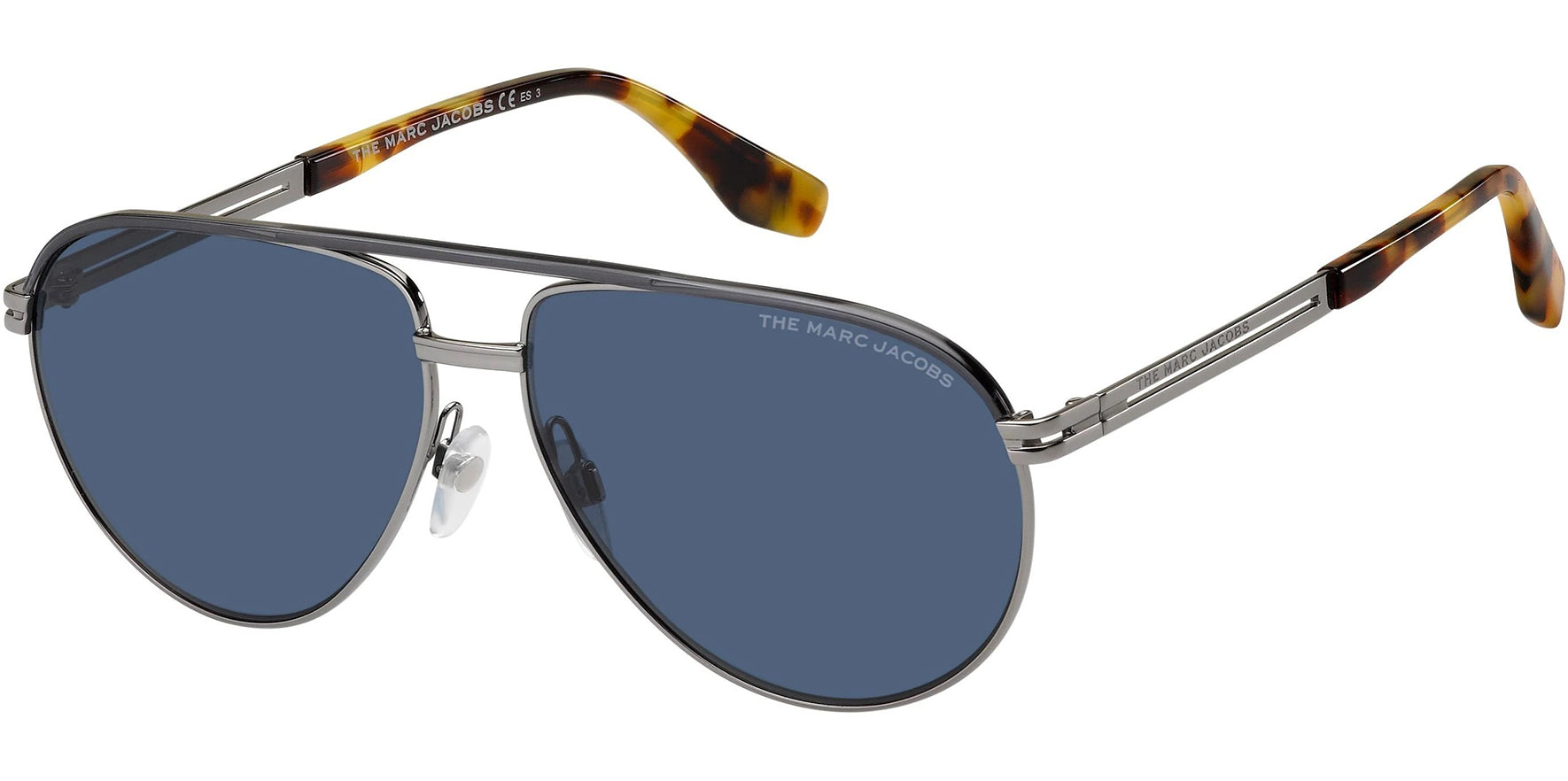 Marc Jacobs Ruthenium/Grey Aviator - Eyedictive