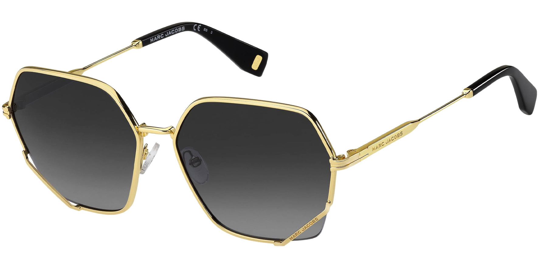 Marc Jacobs Yellow Gold Geometric Butterfly - Eyedictive