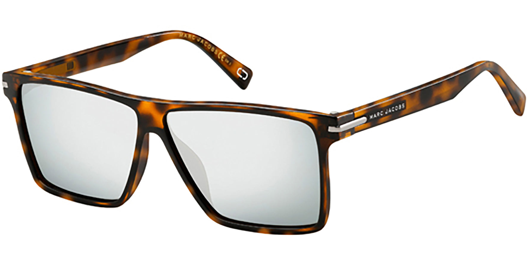 Marc Jacobs Havana Flat-Top w/ Mirror Lens - Eyedictive