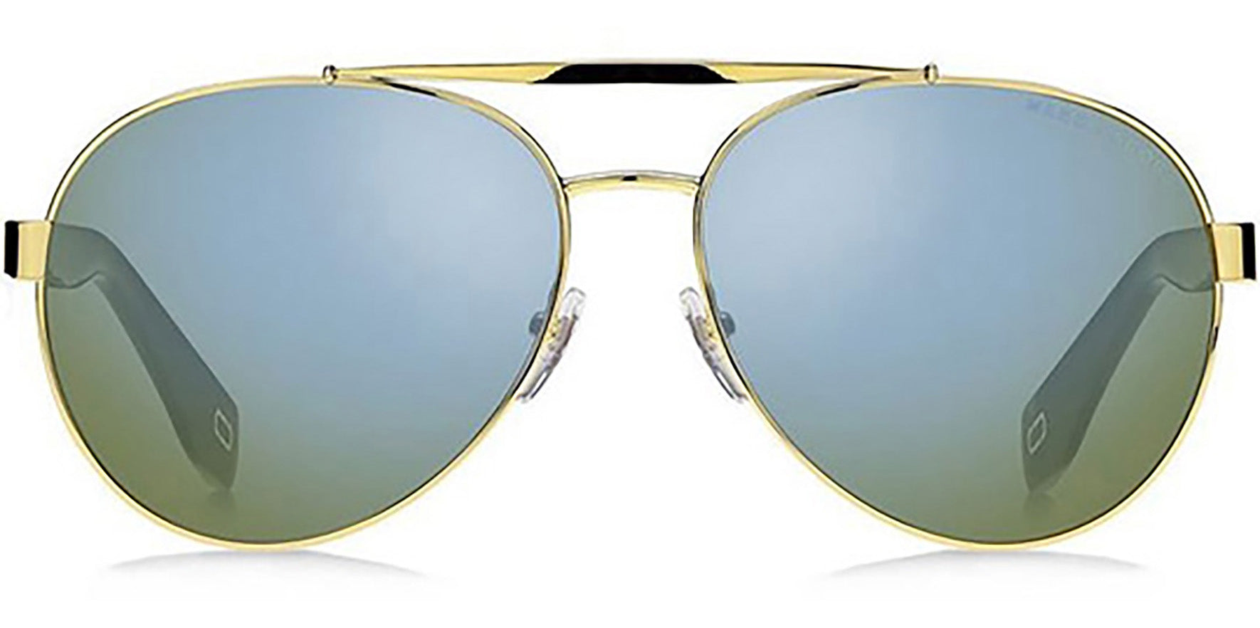 Marc Jacobs Gold-Tone/Dark Havana Aviator w/ Mirror Lens - Eyedictive