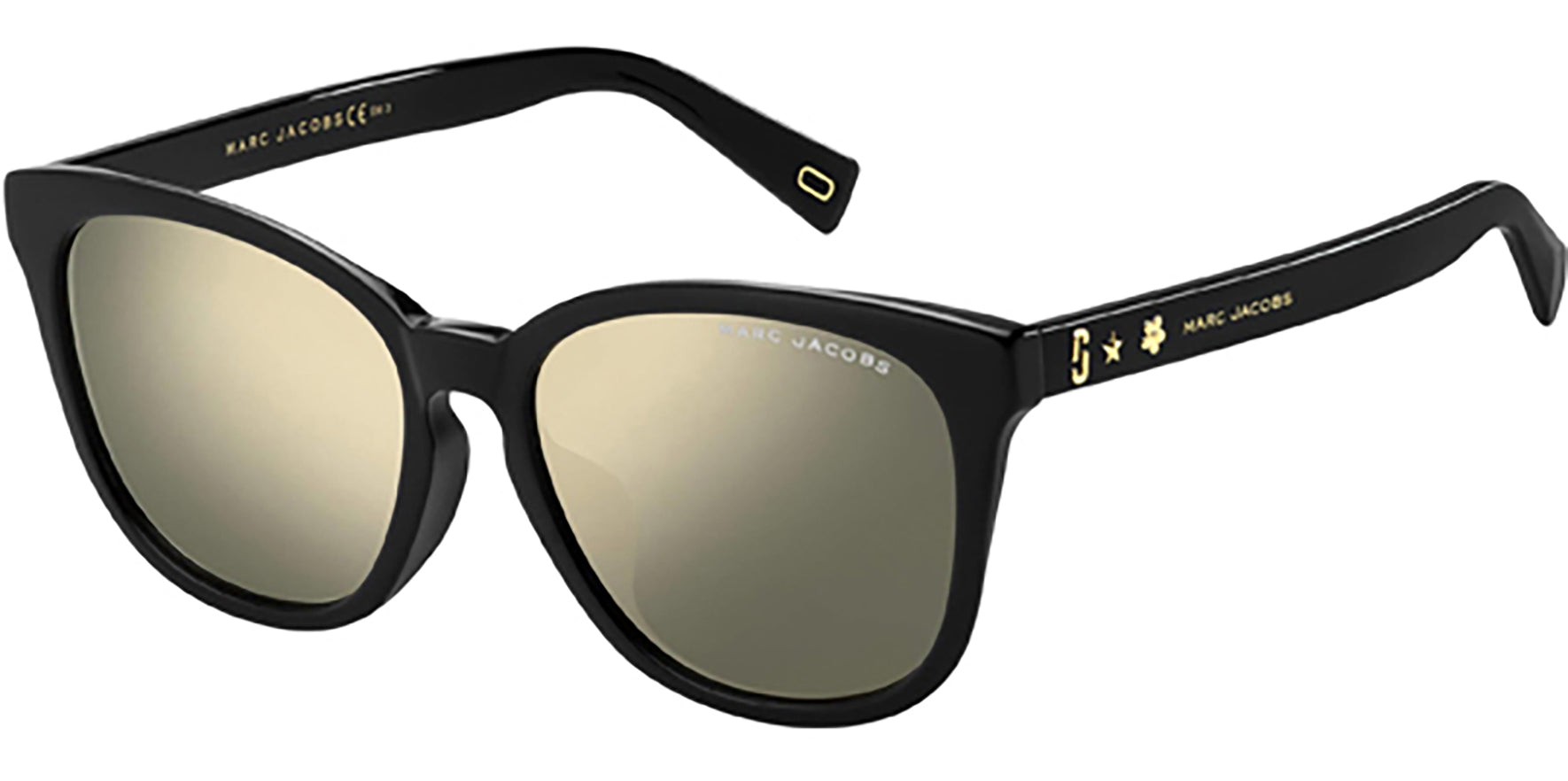 Marc Jacobs Black Rounded Cat-Eye - Eyedictive