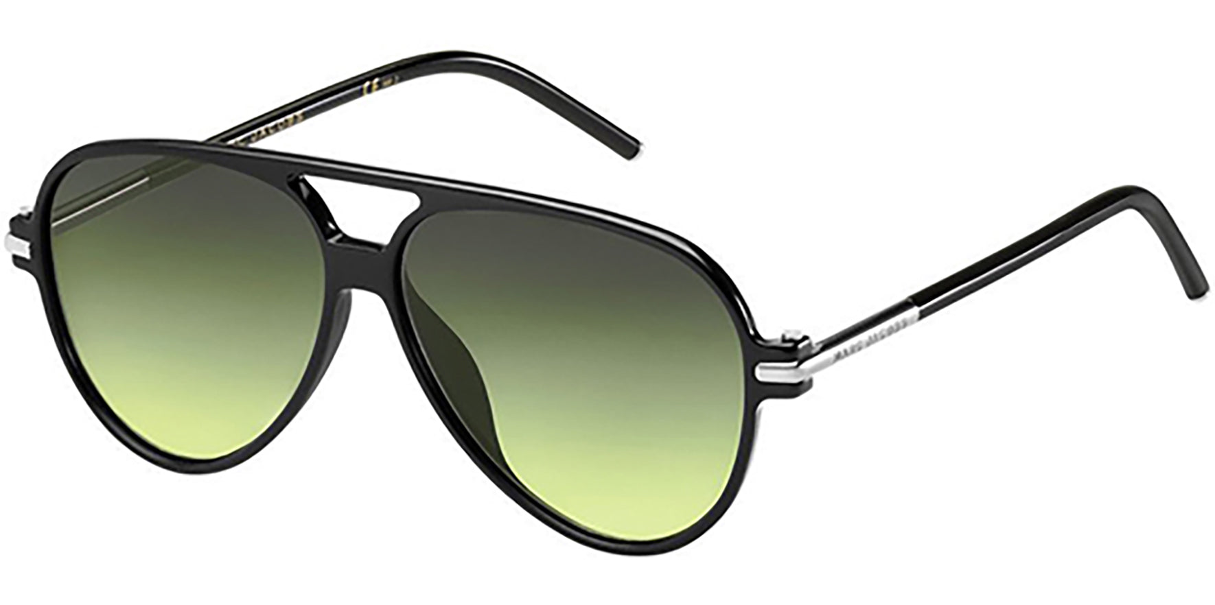 Marc Jacobs Shiny Black Aviator w/ Gradient Lens - Eyedictive