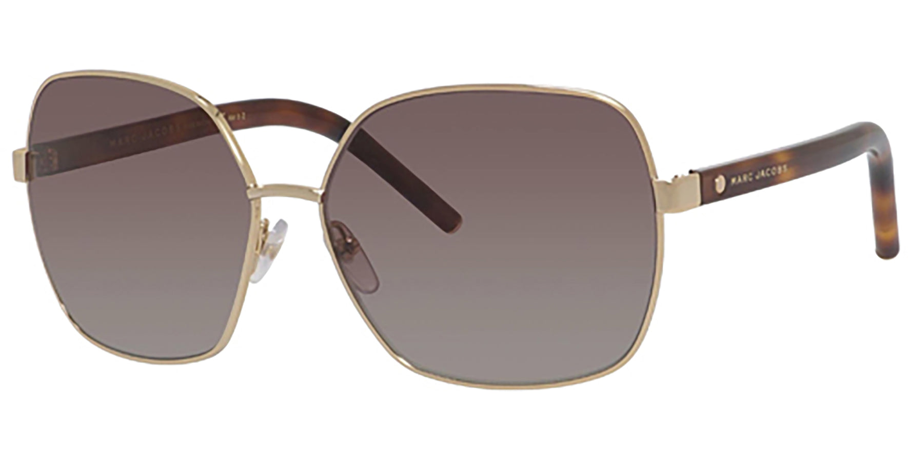 Marc Jacobs Polarized Gold-Tone/Havana Butterfly - Eyedictive