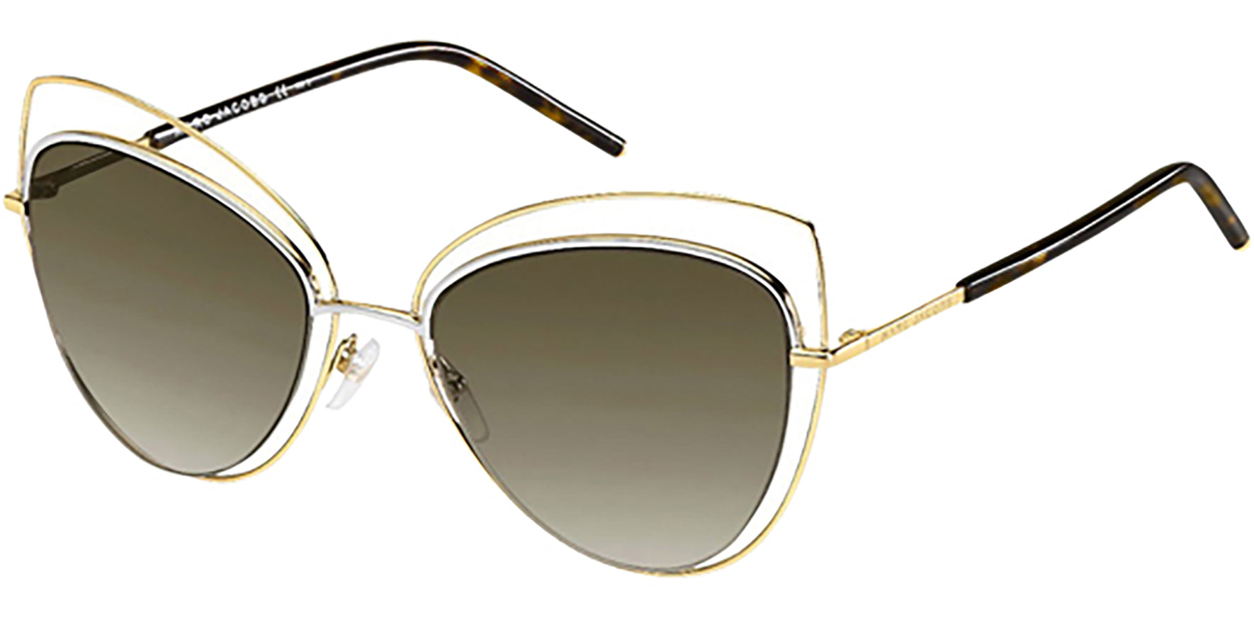 Marc Jacobs Gold-Tone Cat Eye w/ Gradient Lens - Eyedictive