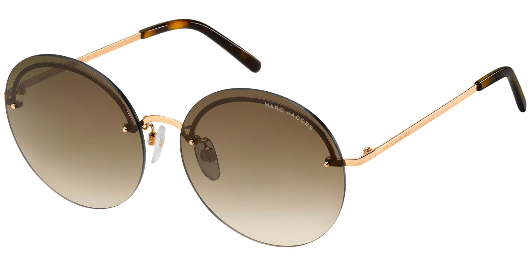 Mark Jacobs Gold/Dark Havana Rimless Round - Eyedictive