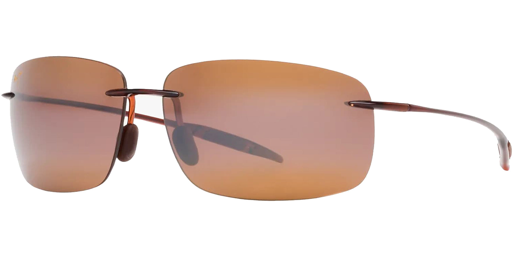 Maui Jim Breakwall Polarized Rimless Sport Wrap - Eyedictive