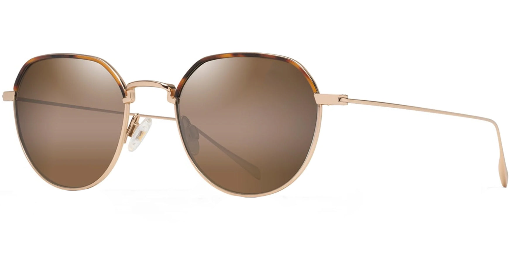 Maui Jim Island Eyes Polarized Round Titanium